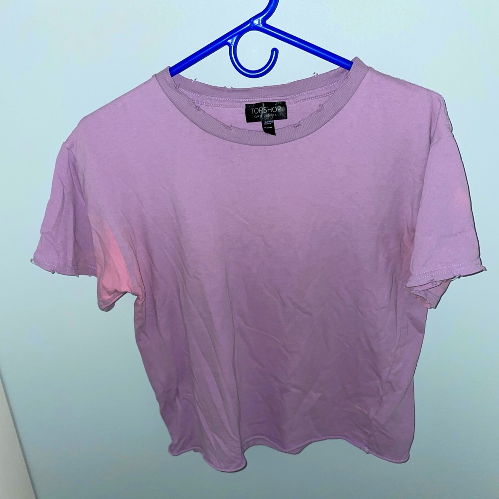 Purple top shop shirt